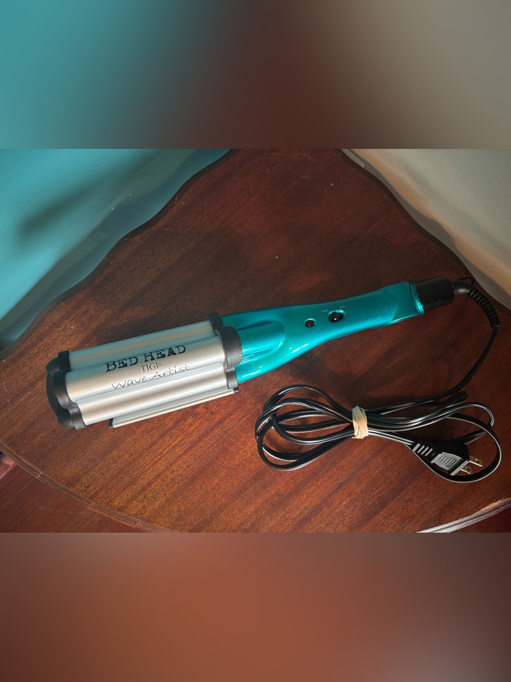 BedHead TIGI Wave Artist Waver - Teal and Silver